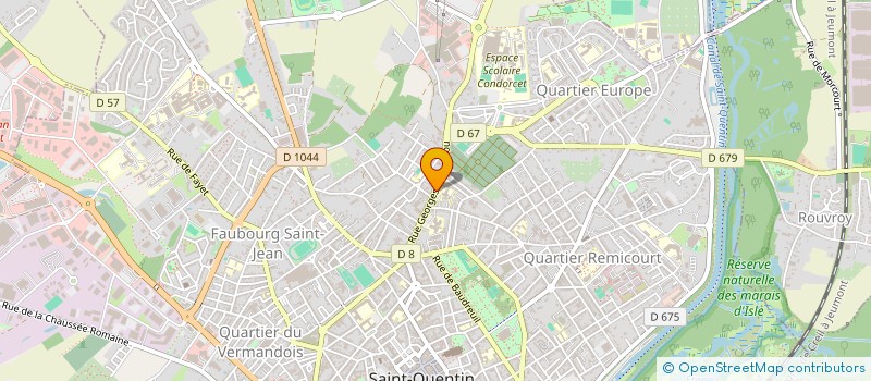 localisation de l'entreprise SCI VALBERNAUD à SAINT-QUENTIN