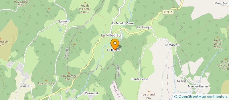 localisation de l'entreprise SCI VALBIS à LA VILLEDIEU