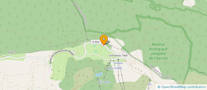 localisation de l'entreprise SCI VALBO  GREOLIERES