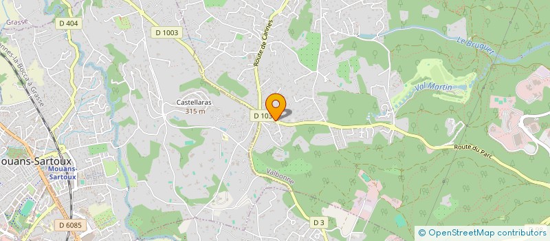 localisation de l'entreprise SCI VALBOLI  VALBONNE