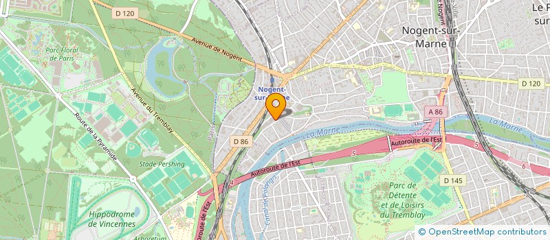 localisation de l'entreprise SCI VALBONNE  NOGENT-SUR-MARNE