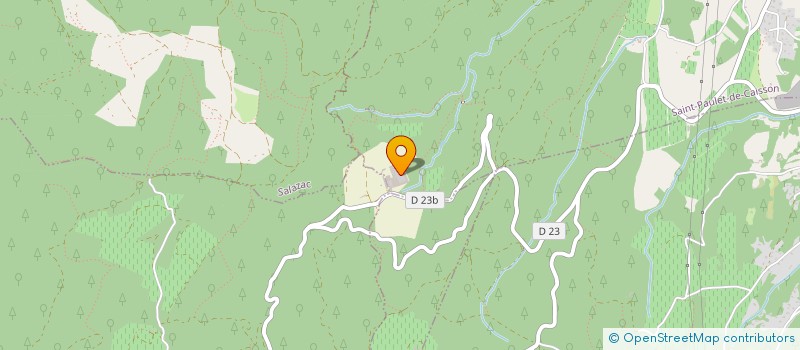 localisation de l'entreprise SCI VALBONNE INSERTION  SAINT-PAULET-DE-CAISSON