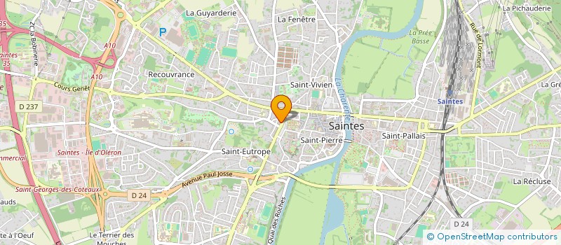 localisation de l'entreprise SCI VALBORO  SAINTES