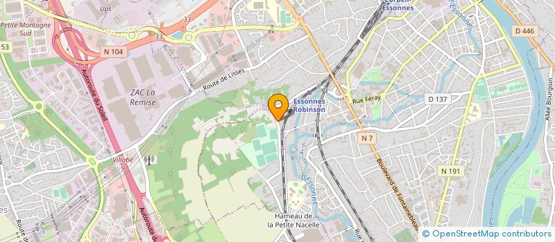 localisation de l'entreprise SCI VALBRIS à CORBEIL-ESSONNES