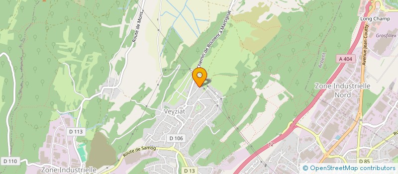localisation de l'entreprise SCI VALCE à OYONNAX