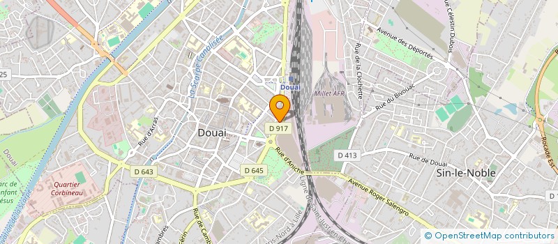 localisation de l'entreprise SCI VALCENT à DOUAI