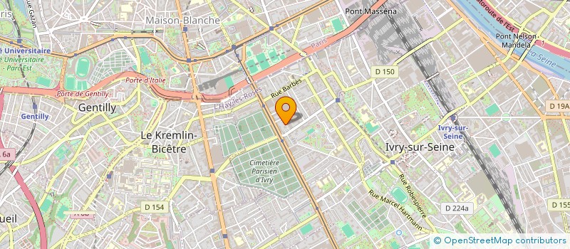 localisation de l'entreprise SCI VALCET à IVRY-SUR-SEINE