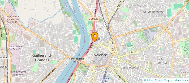 localisation de l'entreprise SCI VALCHANT  BOURG-LES-VALENCE