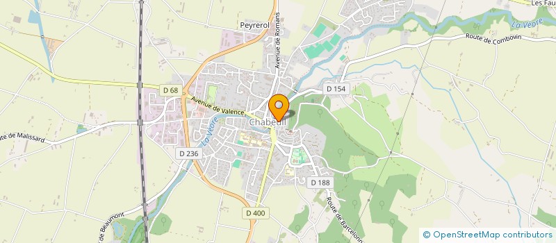localisation de l'entreprise SCI VALCHRIS à CHABEUIL