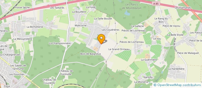 localisation de l'entreprise SCI VALCHRIS à VEIGNE