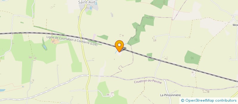 localisation de l'entreprise SCI VALCLAIRANE  COUETRON-AU-PERCHE