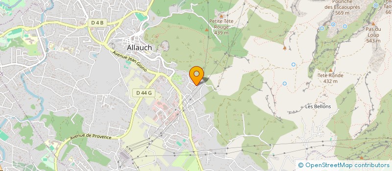 localisation de l'entreprise SCI VALCO 1  ALLAUCH