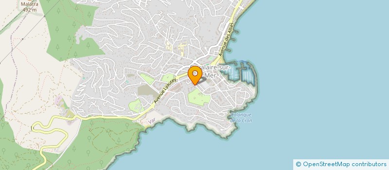 localisation de l'entreprise SCI VALCO à CAVALAIRE-SUR-MER