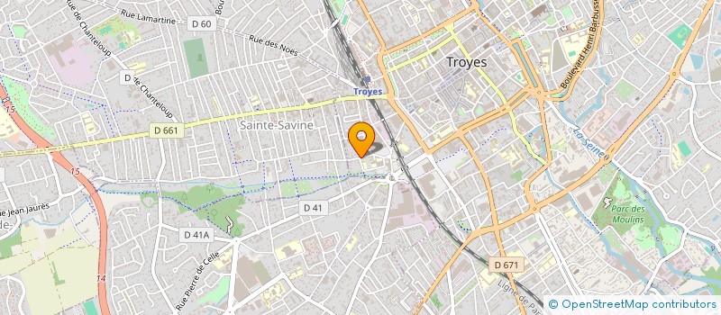 localisation de l'entreprise SCI VALCORE à TROYES