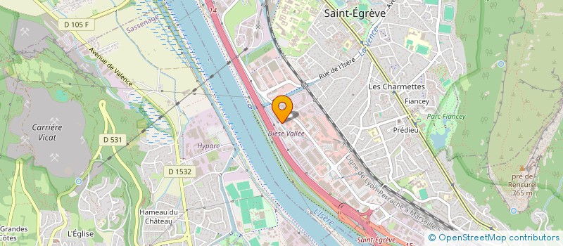 localisation de l'entreprise SCI VALCRI  VOREPPE