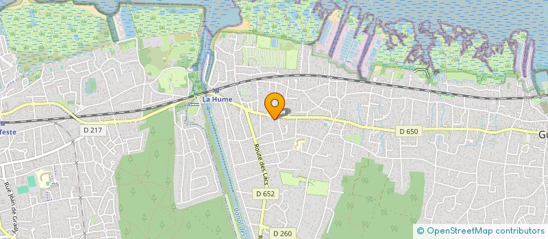 localisation de l'entreprise SCI VALCRIS à GUJAN MESTRAS