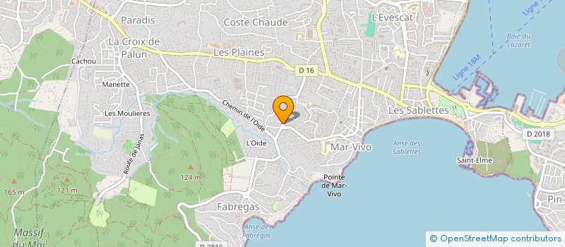 localisation de l'entreprise SCI VALDACCI  LA SEYNE-SUR-MER