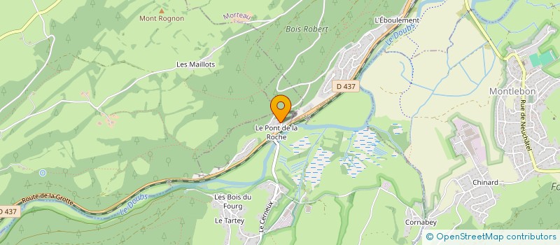 localisation de l'entreprise SCI VALDAFINS  GRAND'COMBE-CHATELEU