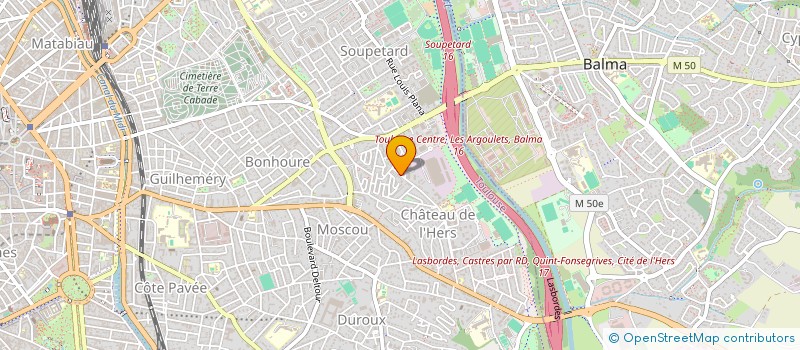 localisation de l'entreprise SCI VALDAN à TOULOUSE