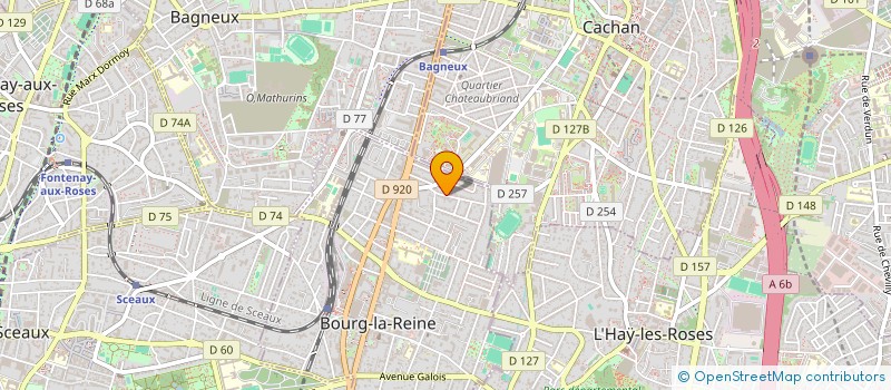 localisation de l'entreprise SCI VALDANCO à BOURG-LA-REINE