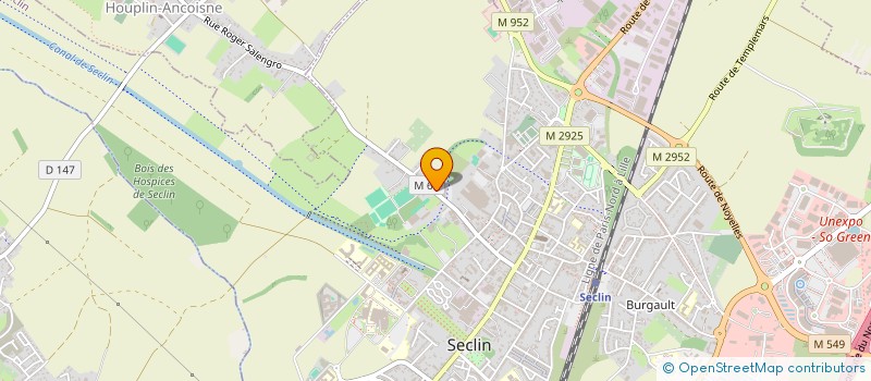 localisation de l'entreprise SCI VALDARME  SECLIN