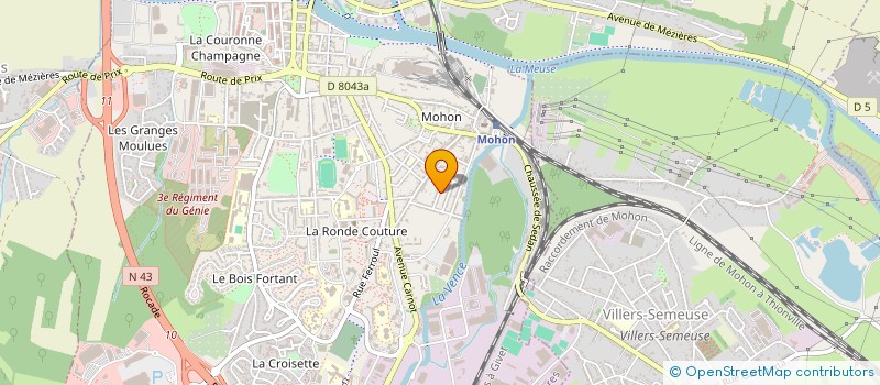localisation de l'entreprise SCI VALDEGE à CHARLEVILLE-MEZIERES