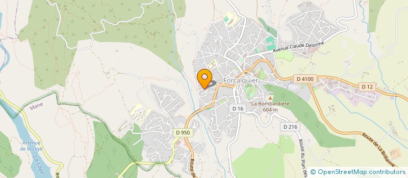 localisation de l'entreprise SCI VALDELANUCCA  FORCALQUIER