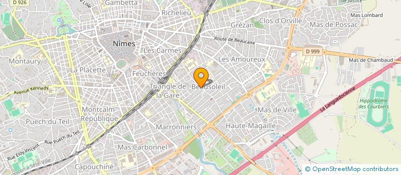 localisation de l'entreprise SCI VALDELCUBO  NIMES