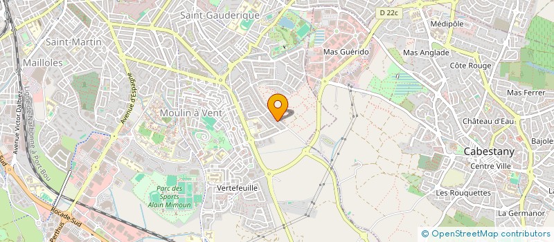 localisation de l'entreprise SCI VALDEMOSA EST ODERINE E  PERPIGNAN