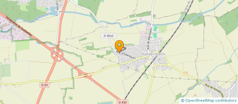 localisation de l'entreprise SCI VALDENAIRE  RAEDERSHEIM