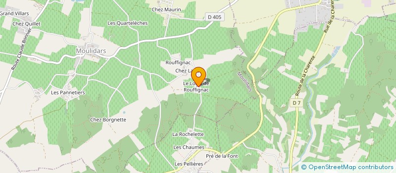 localisation de l'entreprise SCI VALDEROU à MOULIDARS