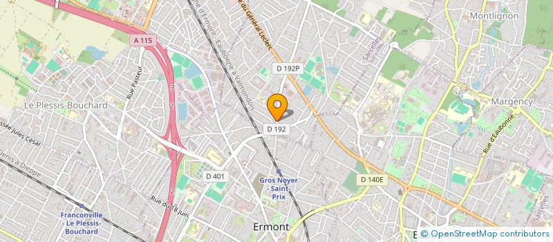 localisation de l'entreprise SCI VALDI à SAINT-PRIX