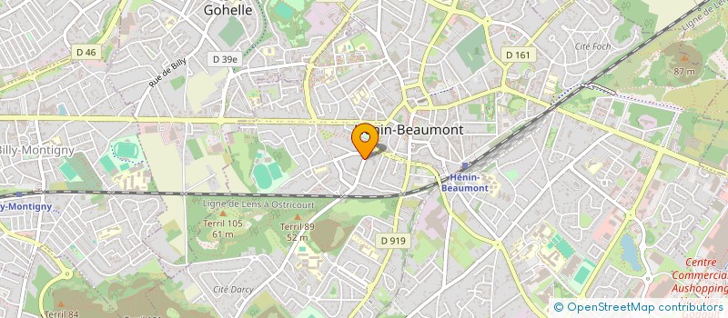 localisation de l'entreprise SCI VALDIM à HENIN-BEAUMONT