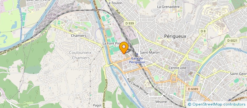 localisation de l'entreprise SCI VALDO à PERIGUEUX