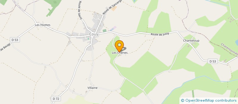 localisation de l'entreprise SCI VALDOM  COUY