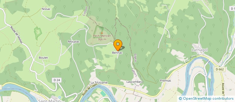 localisation de l'entreprise SCI VALDOM  SAINT-MARTIN-LABOUVAL