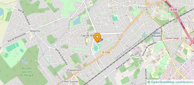 localisation de l'entreprise SCI VALDOM  PESSAC