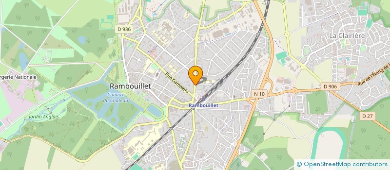 localisation de l'entreprise SCI VALDONIELLO 78  RAMBOUILLET