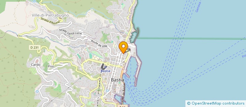 localisation de l'entreprise SCI VALDONIELLU à BASTIA