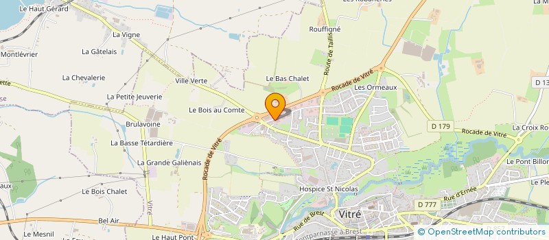 localisation de l'entreprise SCI VALDOR  VITRE