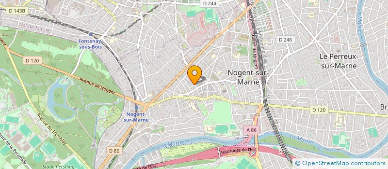 localisation de l'entreprise SCI VALDRIAN  NOGENT-SUR-MARNE