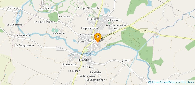 localisation de l'entreprise SCI VALDU à BELABRE