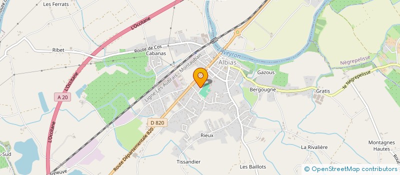 localisation de l'entreprise SCI VALDY  ALBIAS