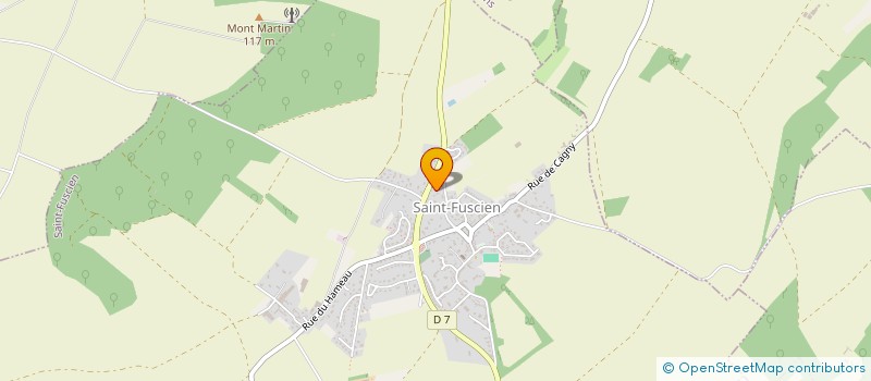 localisation de l'entreprise SCI VALECA à SAINT-FUSCIEN