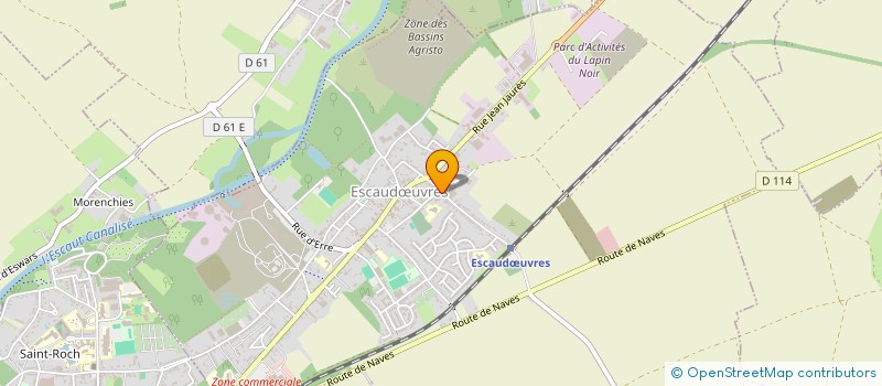 localisation de l'entreprise SCI VALEDA  ESCAUDUVRES