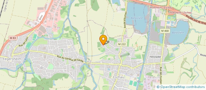 localisation de l'entreprise SCI VALEDOC  ESCHAU