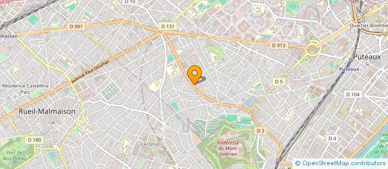 localisation de l'entreprise SCI VALEM PATRIMOINE  NANTERRE