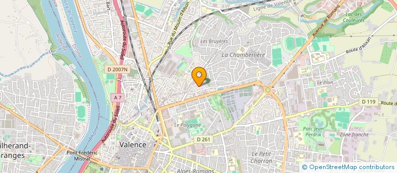 localisation de l'entreprise SCI VALEMAY à VALENCE