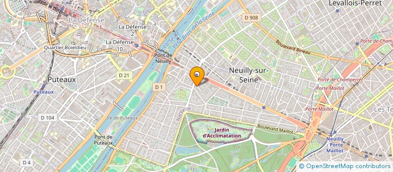 localisation de l'entreprise SCI VALEMIS à NEUILLY-SUR-SEINE