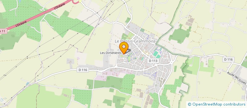 localisation de l'entreprise SCI VALENA  LE PLESSIS-GRAMMOIRE